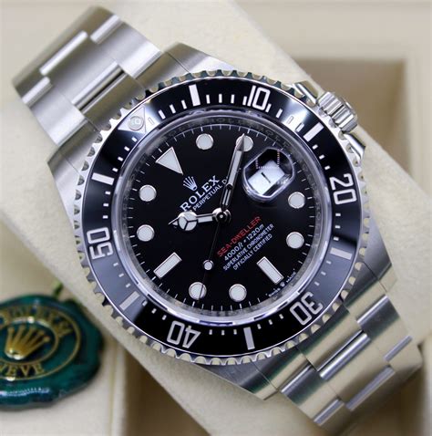 rolex sea dweller red on wrist|Rolex Sea-Dweller red neu.